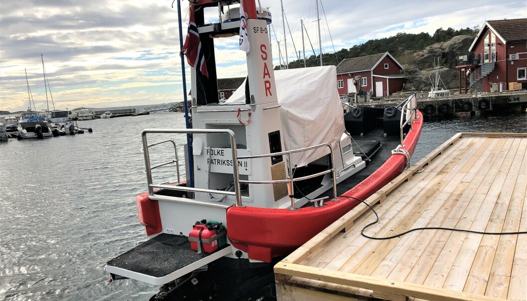 Folke Patriksson II tjenestegjør fra basen i Skjærhalden. I august fikk den navn etter den svenske rederen Folke Patriksson. Folke Patriksson II tjenestegjør fra basen i Skjærhalden. I august fikk den navn etter den svenske rederen Folke Patriksson.