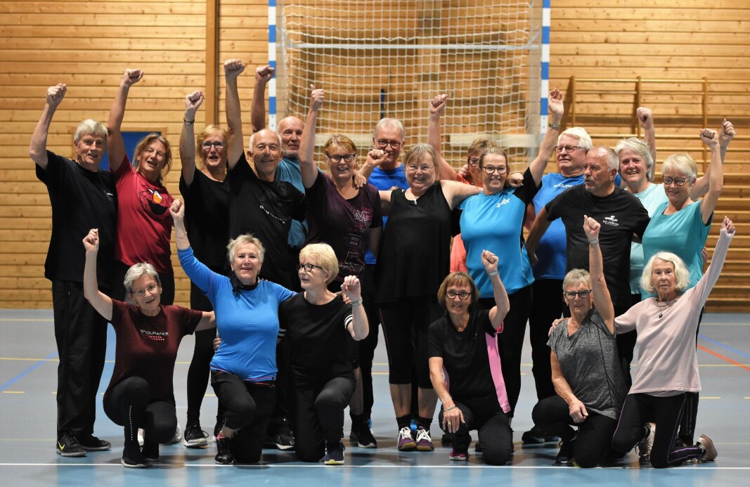 Denne friske gjengen har det gøy sammen to ganger i uka på Spinnvill-treningene i Hvalerhallen. Denne friske gjengen har det gøy sammen to ganger i uka på Spinnvill-treningene i Hvalerhallen.