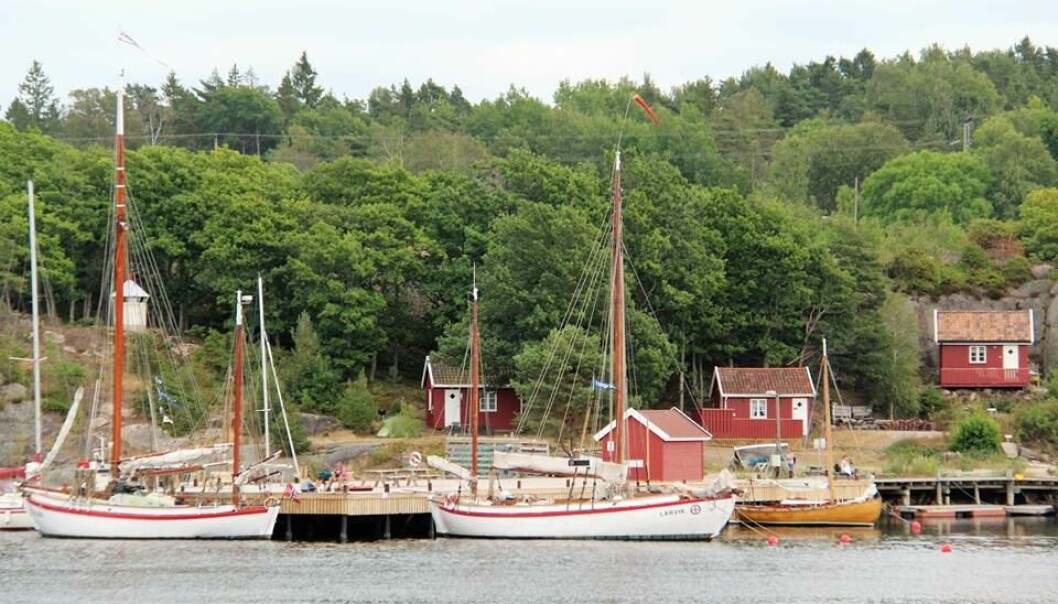 I Brottet amfi ligger tre av de av fire kystledhytter som driftes av Hvaler kulturvernforening. De er populære reisemål for besøkende.