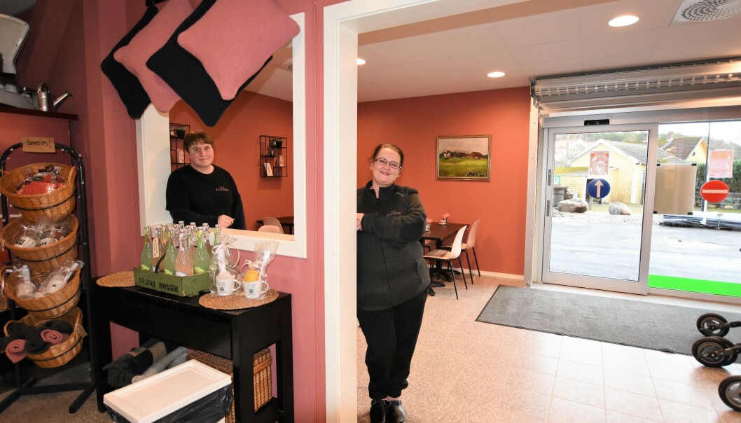 Helt gull med utvidet kafé, sier Bianca Hermans og Ola Vinje hos Kafé Floren. Helt gull med utvidet kafé, sier Bianca Hermans og Ola Vinje hos Kafé Floren.
