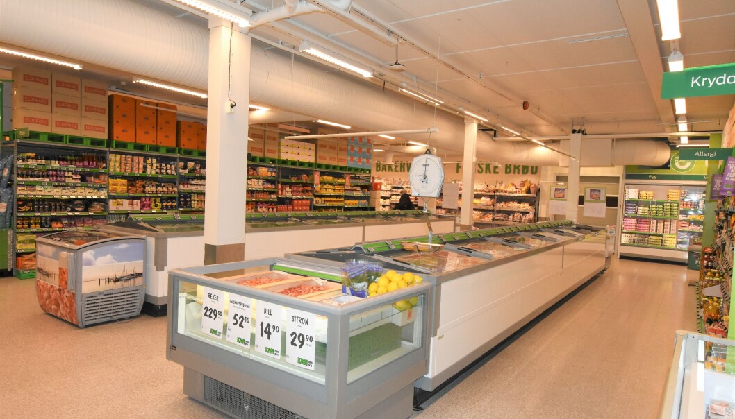Luftig og god plass mellom frysediskene Luftig og god plass mellom frysediskene