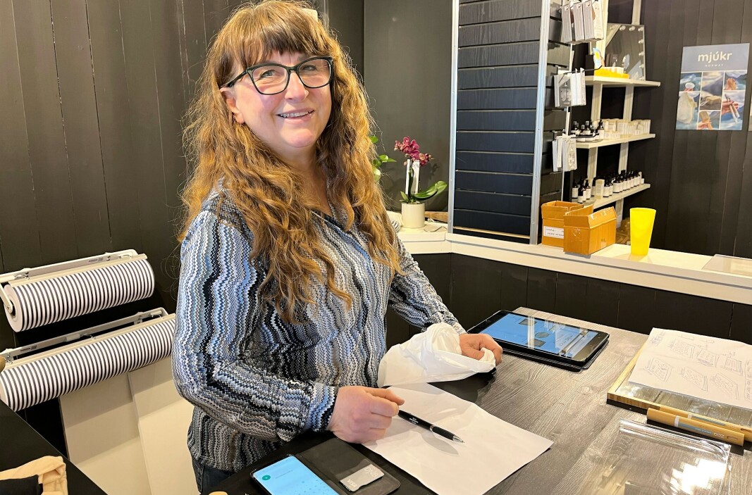 Ingrid Brækken er i full gang med sin nye butikk på Skjærhalden. Ingrid Brækken er i full gang med sin nye butikk på Skjærhalden.