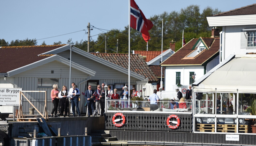 Brygga på Herføl Brygga på Herføl