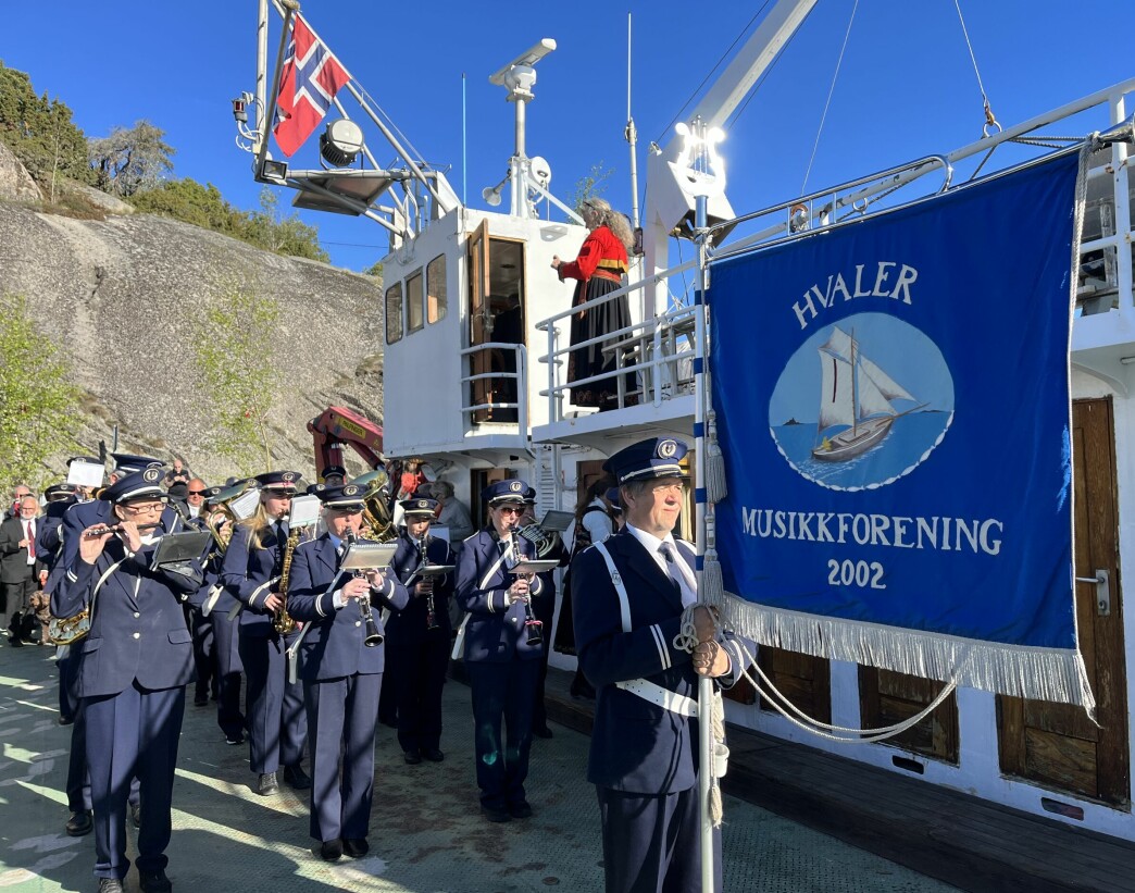 Vel ombord på fergen og klar til avgang: Hvaler Musikkforening