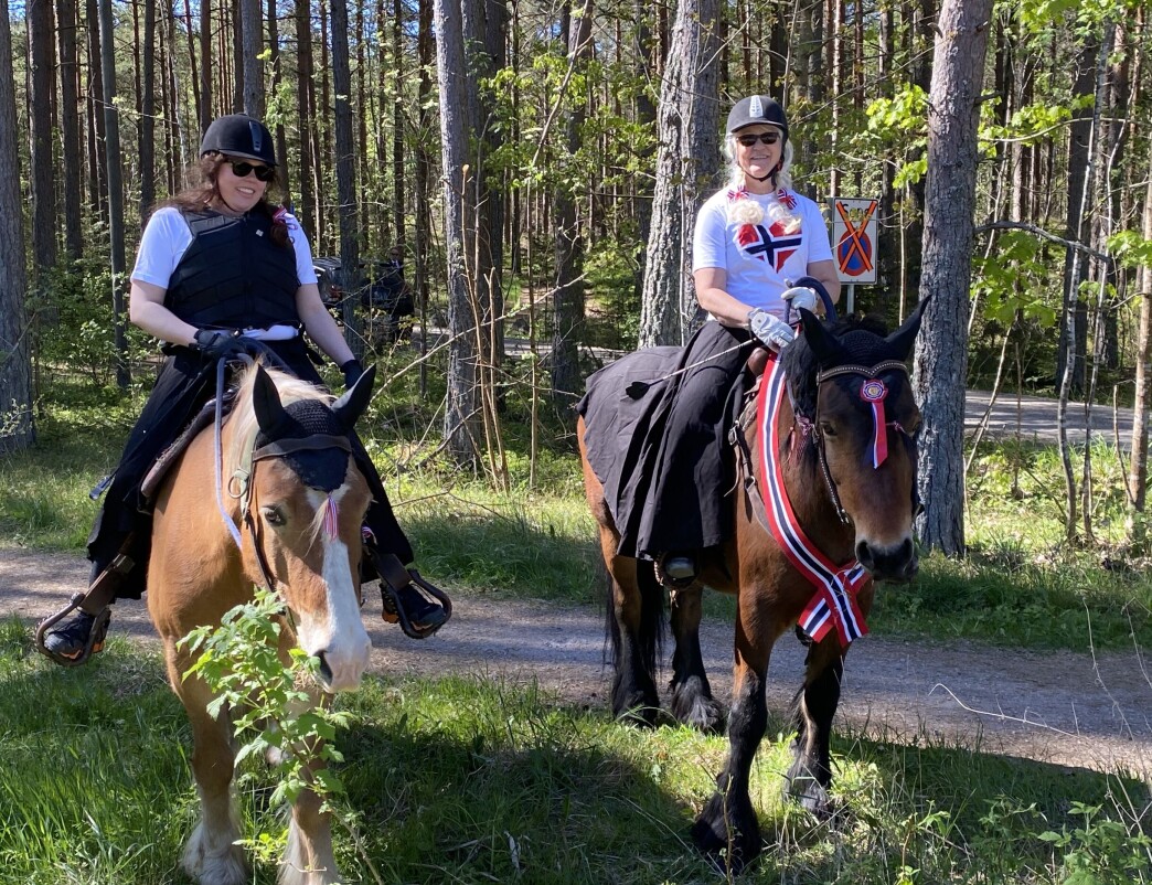 Veronica Dahlberg på Granlysnerta og Britt Skogen på Granlydokka. Veronica Dahlberg på Granlysnerta og Britt Skogen på Granlydokka.