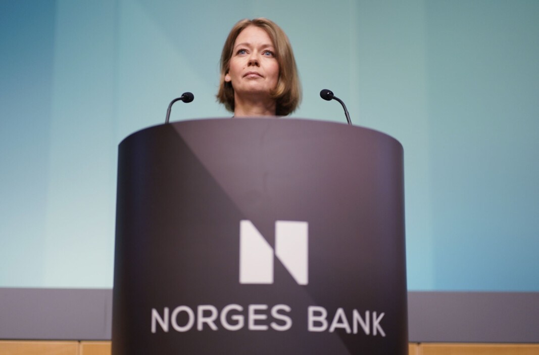 – Utsikter til mer varig høy prisvekst tilsier en raskere renteoppgang enn tidligere anslått, sier sentralbanksjef Ida Wolden Bache. – Utsikter til mer varig høy prisvekst tilsier en raskere renteoppgang enn tidligere anslått, sier sentralbanksjef Ida Wolden Bache.