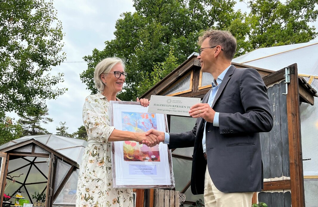 Anne Marit fikk Hagekulturprisen 2022
