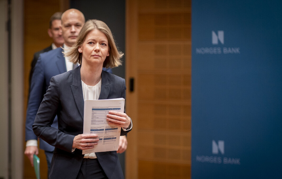 Sentralbanksjef Ida Wolden Bache kommer trolig til å sette opp styringsrenta med ytterligere 0,5 prosentpoeng denne uka. Samtidig begynner eksperten å snakke om at rentetoppen kommer raskere enn ventet. Sentralbanksjef Ida Wolden Bache kommer trolig til å sette opp styringsrenta med ytterligere 0,5 prosentpoeng denne uka. Samtidig begynner eksperten å snakke om at rentetoppen kommer raskere enn ventet.