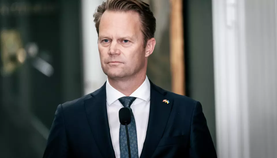 Danmarks utenriksminister Jeppe Kofod orienterte tirsdag USAs utenriksminister Antony Blinken om gasslekkasjene i Østersjøen.