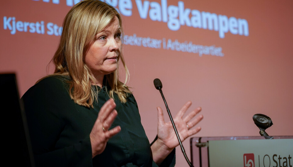 Partisekretær i Ap, Kjersti Stenseng, mister nattesøvnen av dårlige målinger.