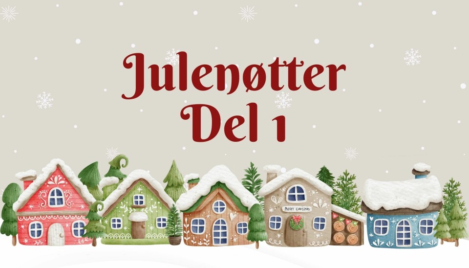 Dagens julenøtter serveres her.