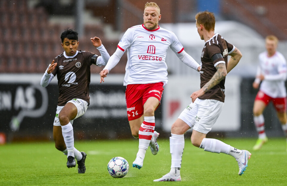 Mads Nielsen ble matchvinner for Fredrikstad mandag.