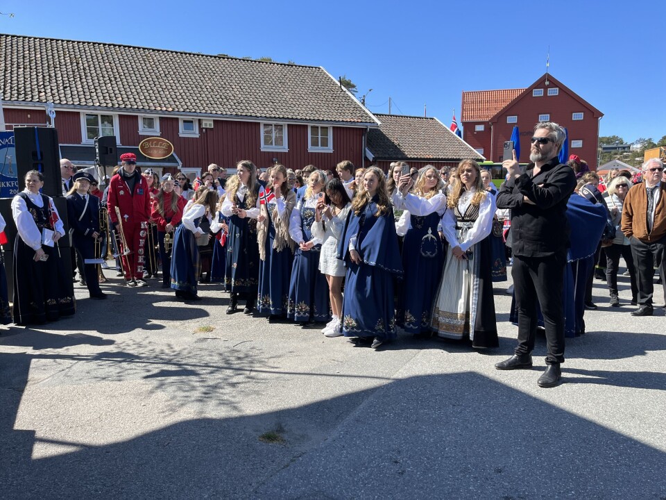 De var 'stinn brakke' på torget 17. mai.