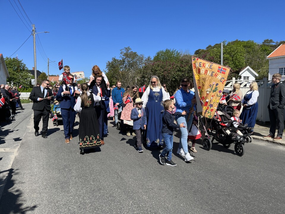 Brekke barnehage kom først i toget.
