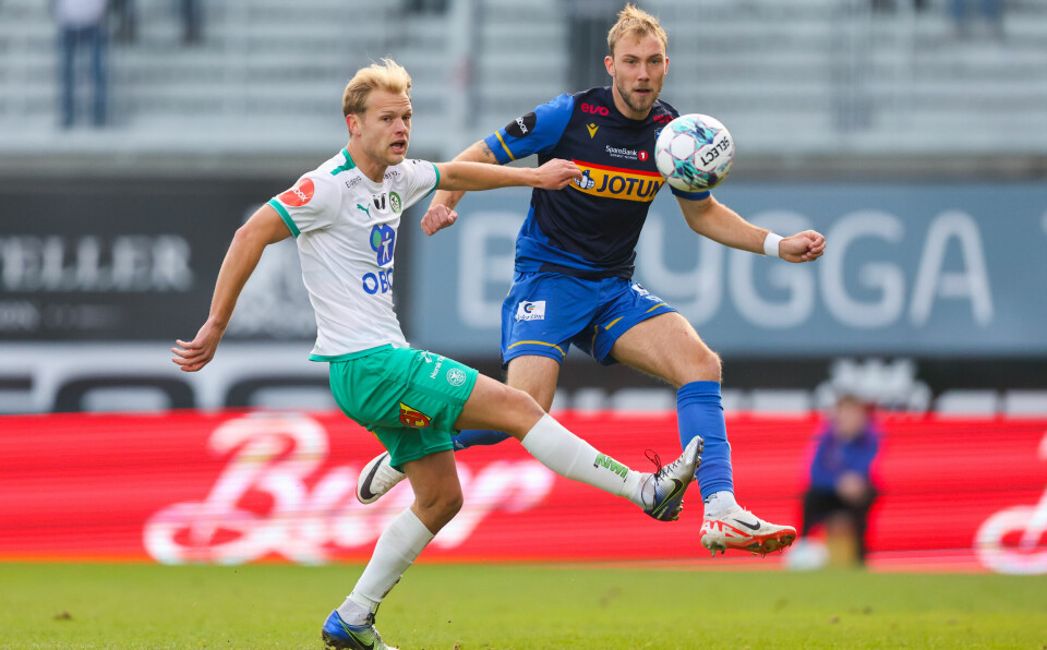 Morten Bjørlo (t.v.) er klar for Fredrikstad.
