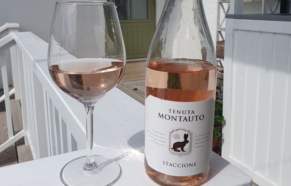 Rosévinen Staccione fra vingården Tenuta Montauto.