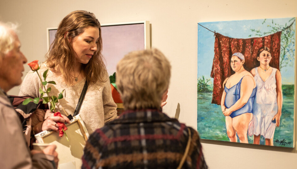 Medlemsutstillingen har stor variasjon av kunst. Det er også en salgsutstilling som gir deg muligheten til å sikre deg lokal kunst.