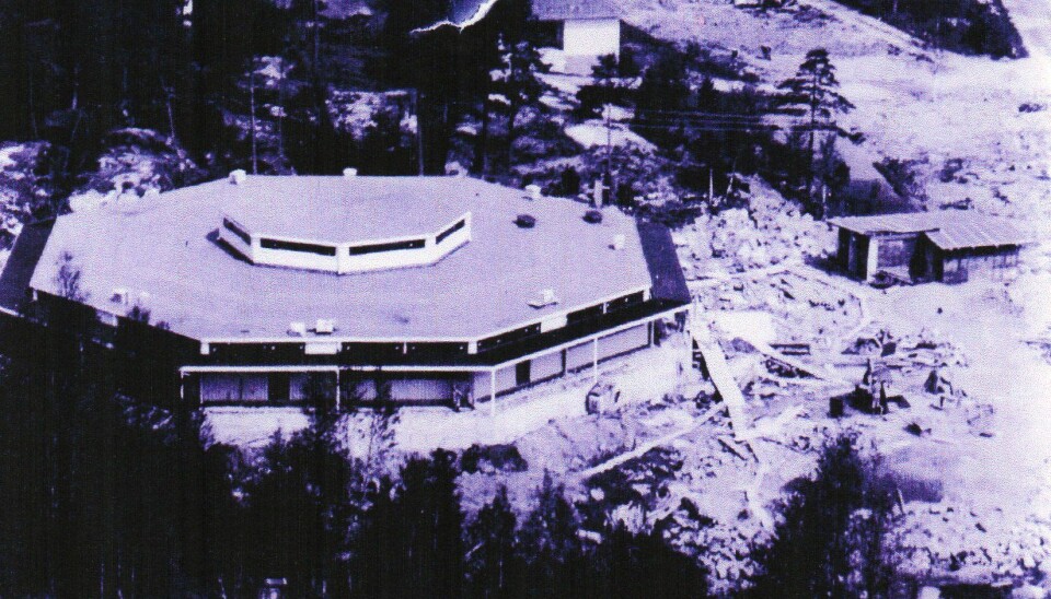 Eldre bilde av Åttekanten skole.
