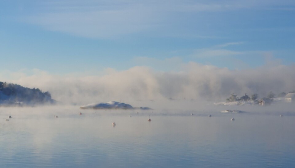Frost på Hvaler.