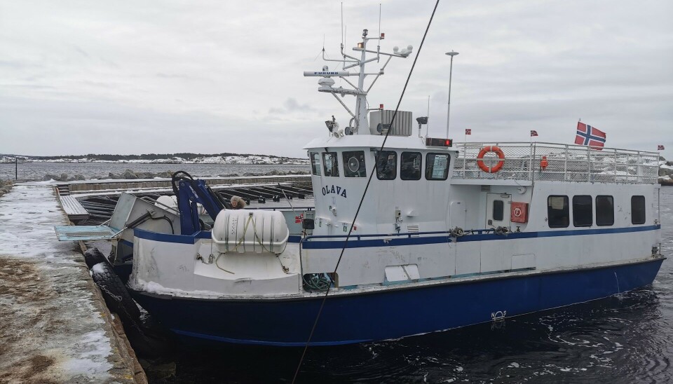 Olava ligger til kai på Lauer - for aller siste gang foreløpig.