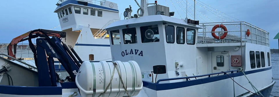 Olava til kai i Skjærhalden.