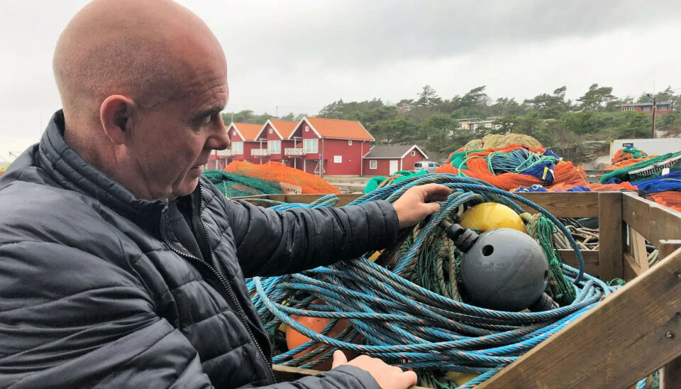 Denne kulen ruller på bunnen når trålen slepes. Dermed unngår fiskerne å skrape bunnen med trålen.
