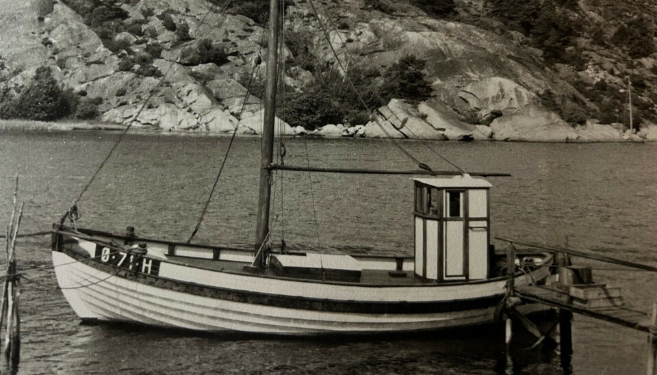 Fiskebåten Thor på 33 fot bygget på Vesterøy i 1886.