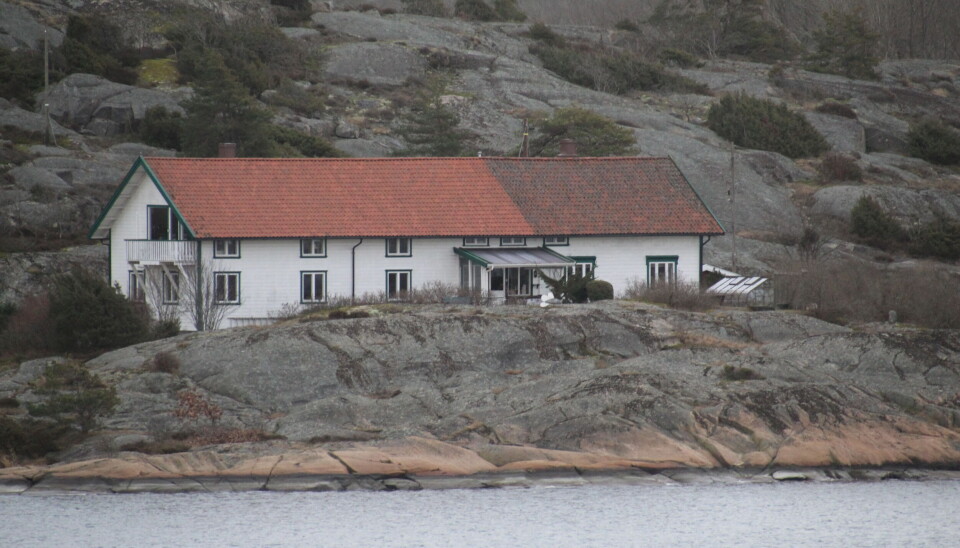 Foto av Knatten, hjemstedet til Johan Borgen på Asmaløy.
