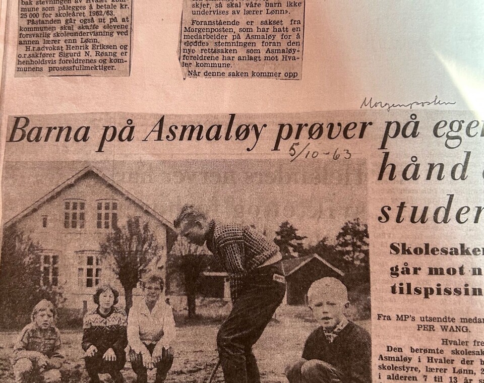 Faksimile fra avisoppslag