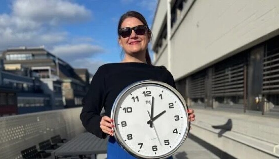 Næringsminister Cecilie Myrseth er ansvarlig for Justervesenet, og dermed overføringen til sommertid.