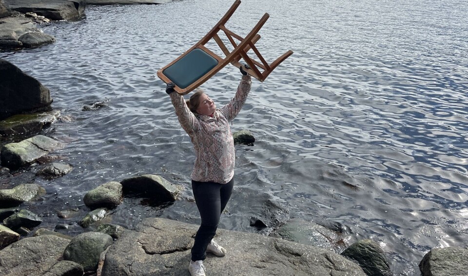 Toppen av lykke er å finne en stol...