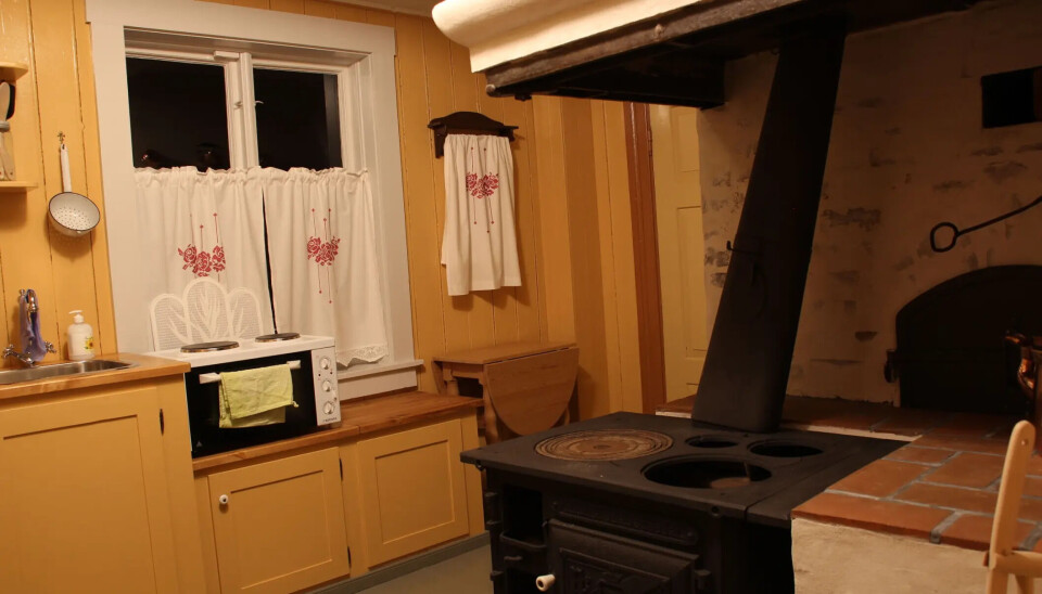 Kjøkkenet.