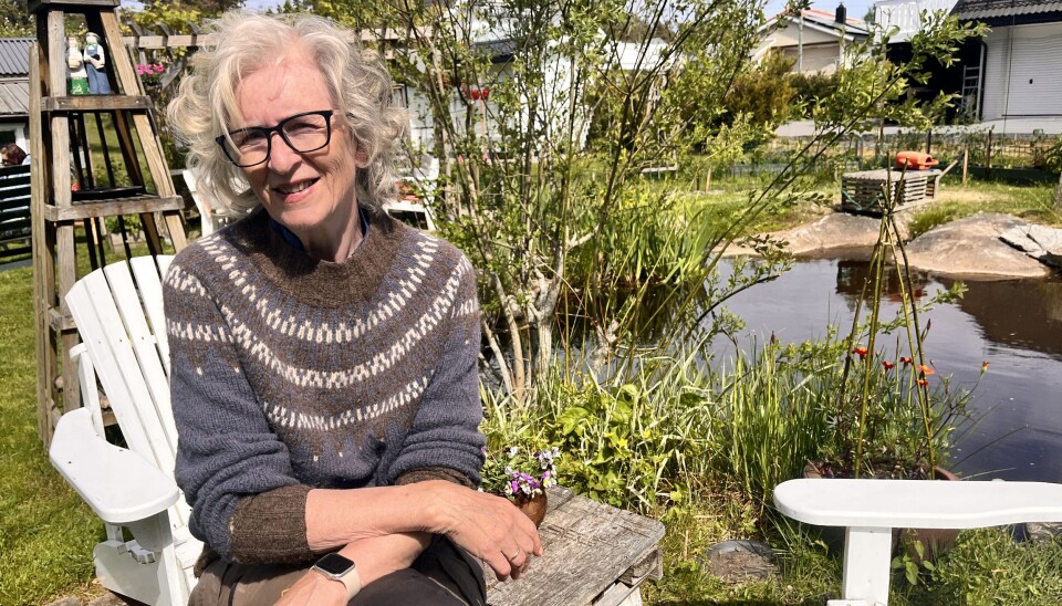 Anne Marit Skovly med tydelig tale om mudringen i Borg havn.