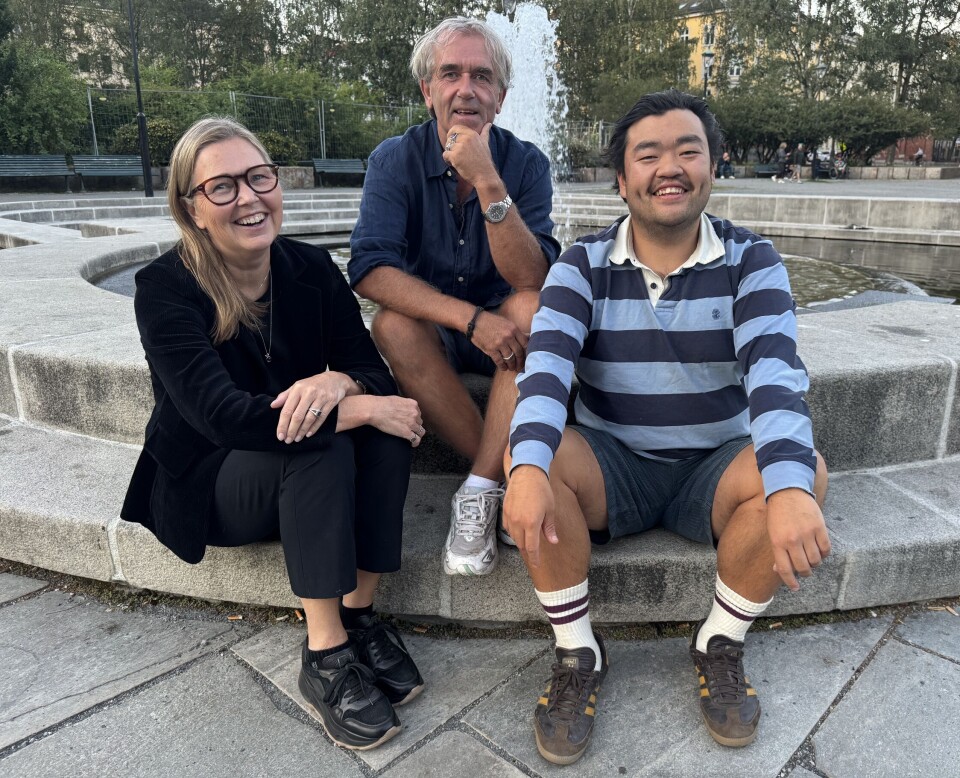 Tid for utvikling av Hvaler Budstikke. Fra venstre: Irene Mårdalen, Jan Torkel Torstensen og Torstein Mårdalen.