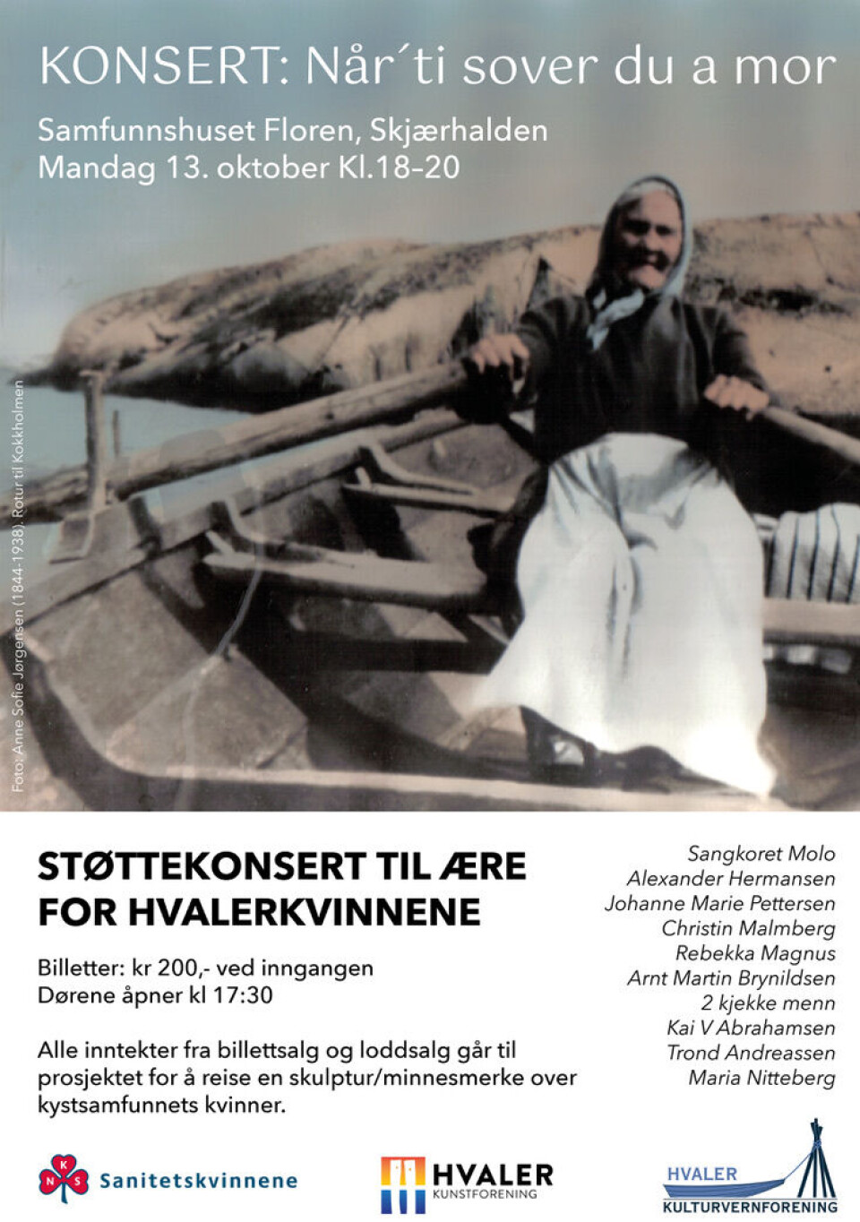 Støttekonsert til ære for Hvaler-kvinnene